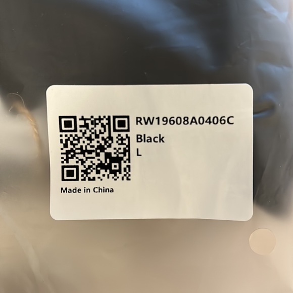 NEW Rihoas Black Ribknit sweetheart crop with tags, Large - Picture 7 of 7